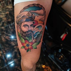 Custom Neotraditional piece. Done for AFL player Simon Bach. 🕰kamikazetattoostudios@gmail.com 📲 +62(0)82235144760 #traditionaltattoos #neotraditionaltattoo #colourtattoos #worldfamousink #canggu #canggubali #canggubeach #canggulife #bali #custombike #customtattoo #gilitrawangan #kuta #travel #tattoo #tattoos #ink #afl #tattoostudio