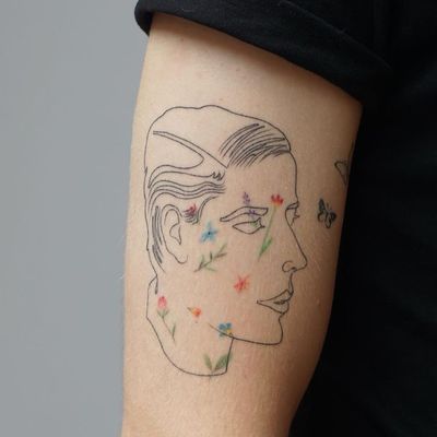 Illustrative tattoo by Jess Chen #JessChen #tattooideas #illustrativetattoos #tattooswithmeaning #meaningfultattoos #tattoocommunity #drawingtattoos