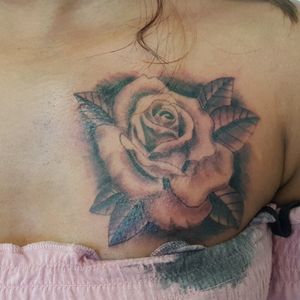 Black & grey realism Rose