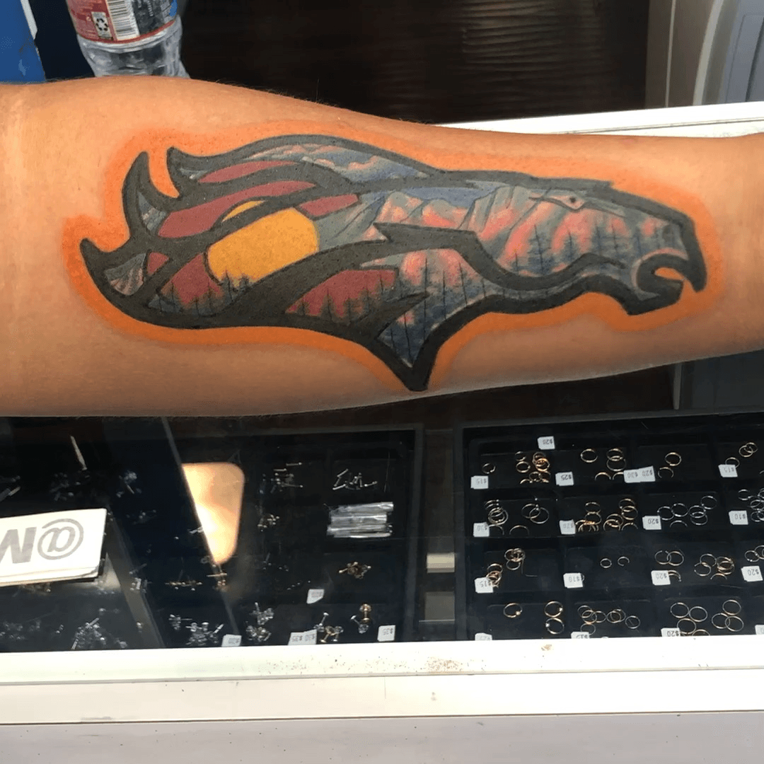 Denver Broncos …  Denver broncos, Broncos, Denver broncos tattoo