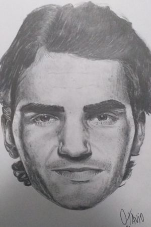 Roger Federer ( Tenista ) ✍🏻 Desenho em Canson. . .