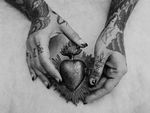 Hands of Esther de Miguel photographed by Verena Frye for the Descriptive Anatomy project #VerensaFrye #DescriptiveAnatomy #handtattoo #tattooedhands #tattoophotography #tattooart #fineart #photography #hands