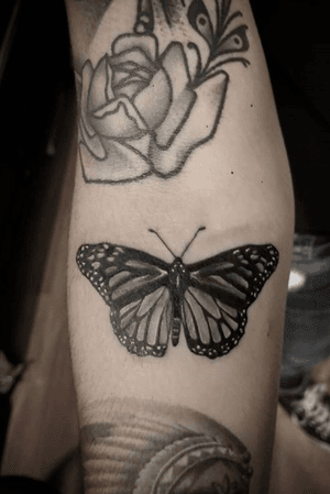#butterfly#tattoo#realism#blackandgrey#losangles#chicanoart#sallopez