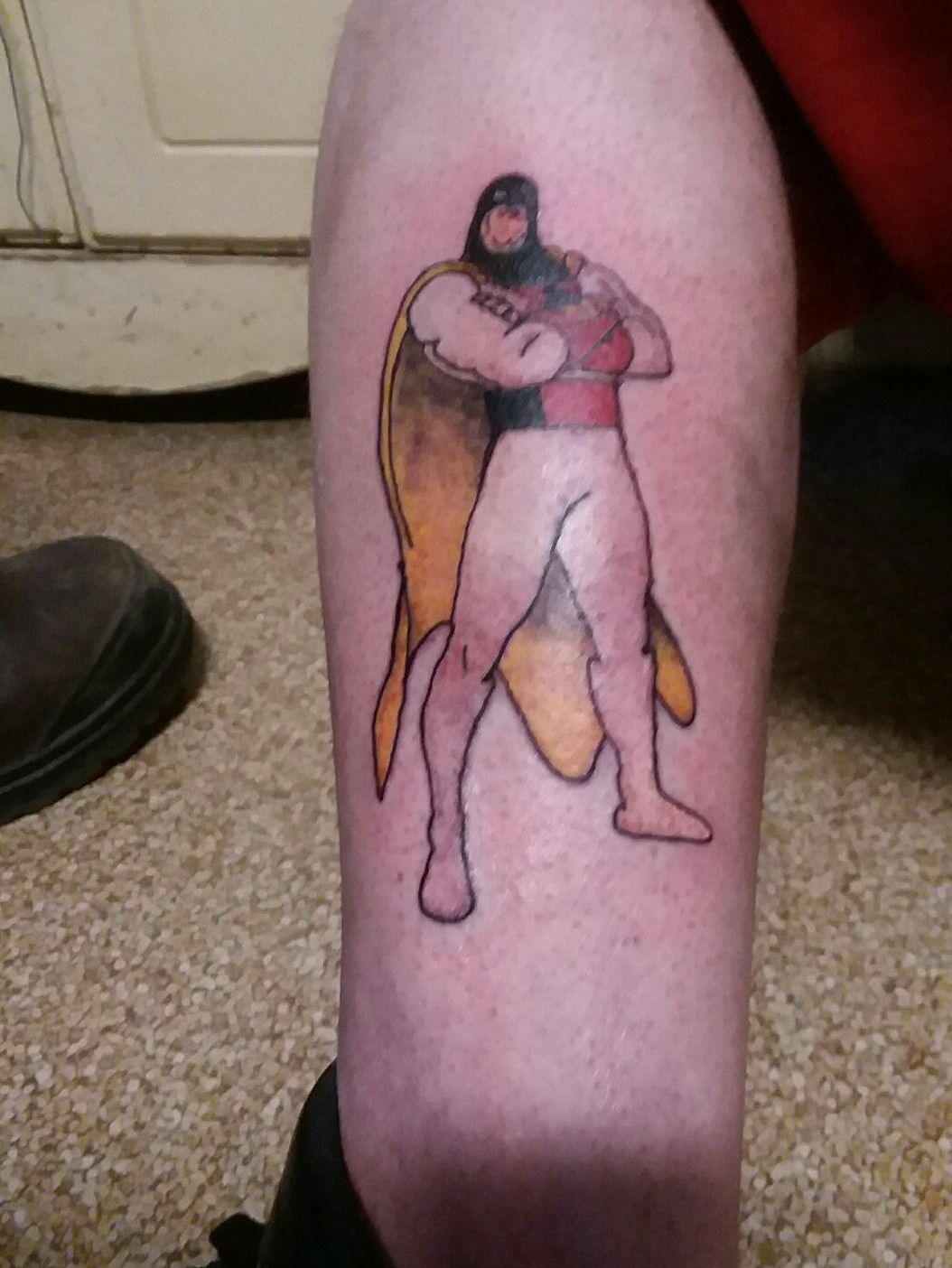 Space ghost tattoo