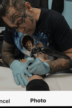 Me tattooing