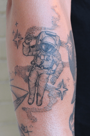Astronaut to go on a space themed sleeve