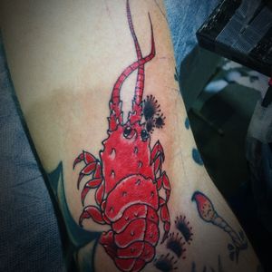 Tattoo uploaded by Jeremaih Han • Southern rock lobster • Tattoodo