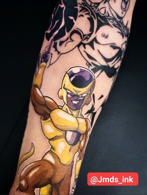 Golden frieza donde by me Javier Davila what are you waiting for to come get tattooed someday could be today
