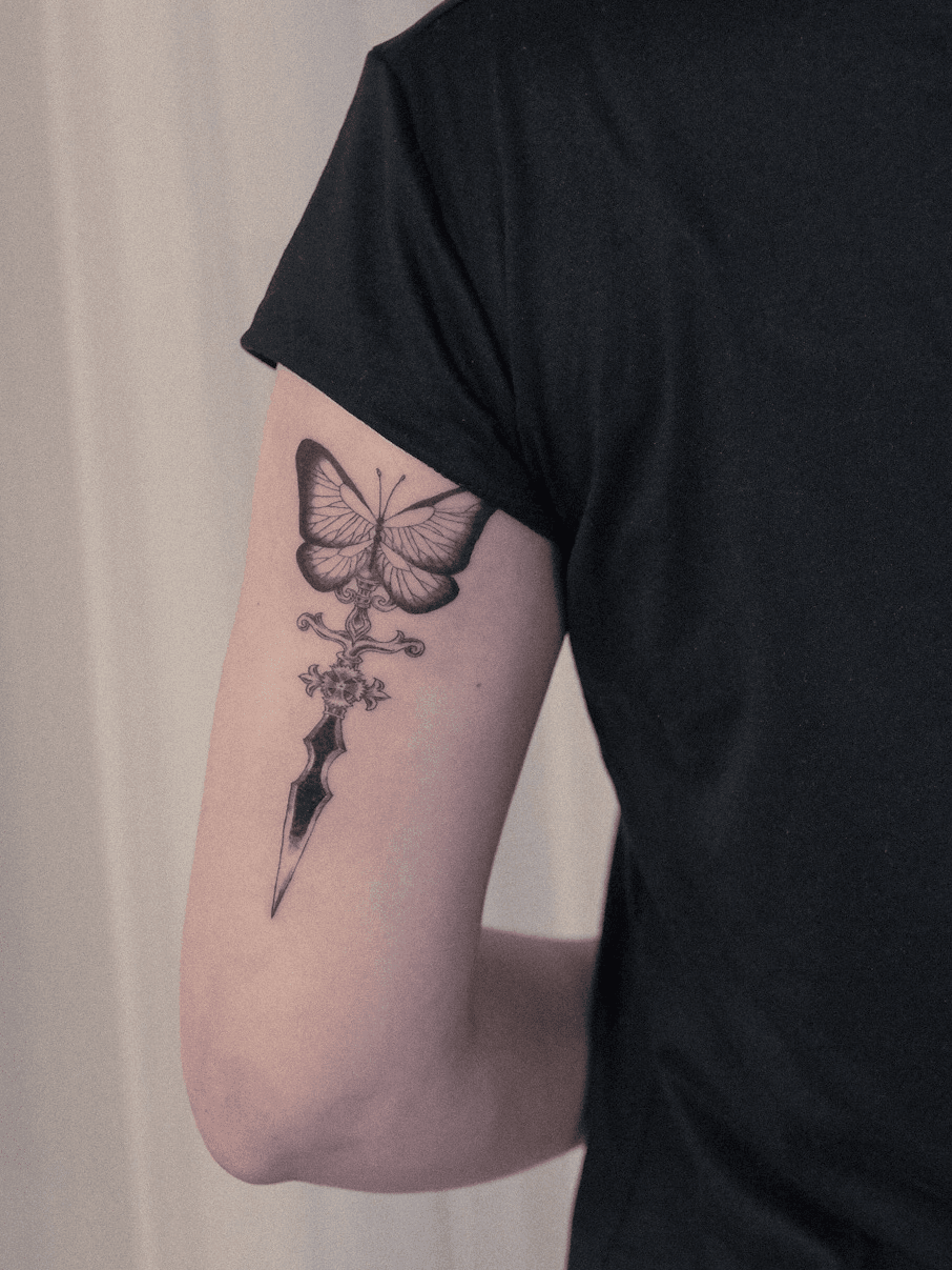 Fancy dagger and butterfly  So much fun thank you Lily  Instagram