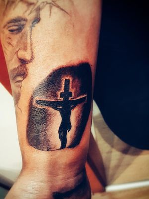 #jesustattoo #religion #blackandgray 