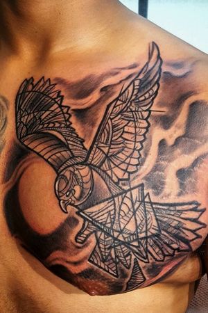 Had fun with this mandala falcon on my homie Neal
