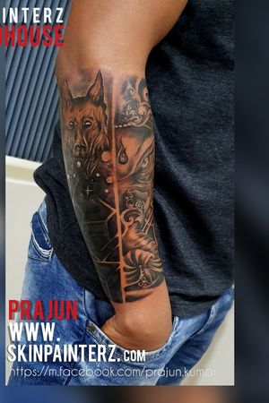 Ganesh realistic tattoo