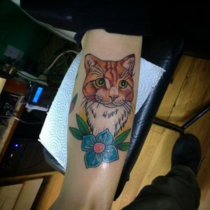 #cat #neotraditional #traditionaltattoo #pet  #tattoo #tattoos #tat #toptags #ink #inked #tattooed #tattoist #instagood #photooftheday #tatted #instatattoo #tatts #tats #amazingink #tattedup #inkedup