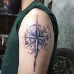 Compass tattoo