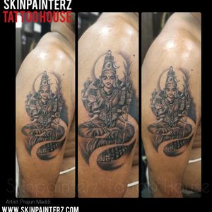 Durga Devi tattoo. Hindu goddess