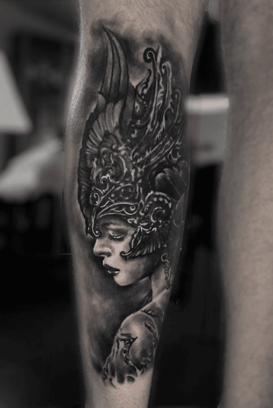 Freya, Norse Goddess of love, war and death, tattooed by Sim - @sim_tattoos! ❤️🔥 This ...