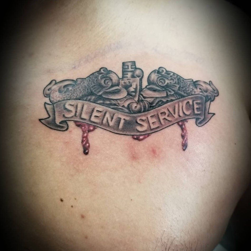 Tattoo uploaded by Mikey Bairhalter  Navy pin  Tattoodo