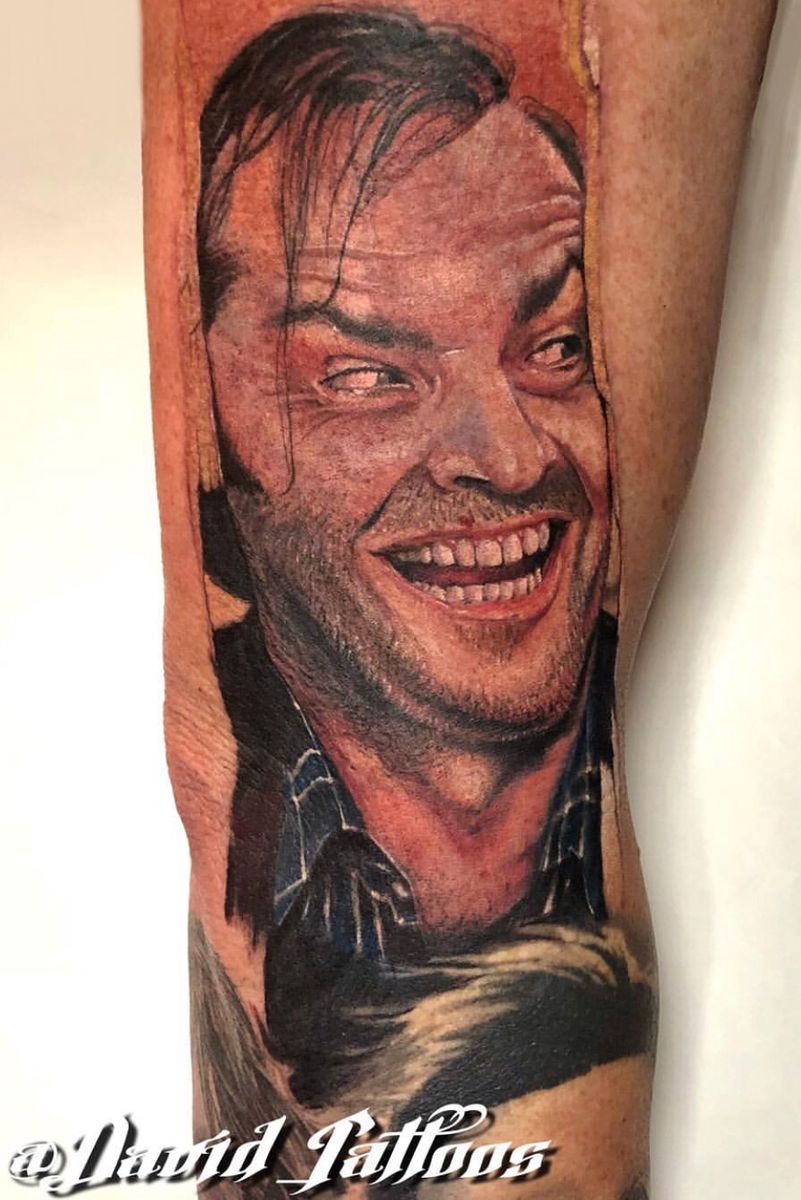 Tattoo uploaded by David Palacios • The Shining Jack Nicholson color