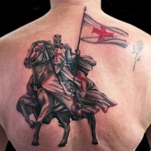 #tattoo #tattoos #tattooist #tattooartist #stgeorgetattoo #stgeorge #horse #horsetattoo #knight #knighttattoo #knightstemplar #templar #patriotic #england #pride #blackandgrey #blackandgreytattoo #realistictattoo #realismtattoo #point2point #tattoostudio #erith #kent #southlondon 