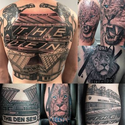 #tattoo #tattoos #tattooist #tattooartist #blackandgrey #blackandgreytattoo #realistictattoo #realismtattoo #lion #liontattoo #liontattoos #millwall #millwallfamily #millwallliontattoo #lions #realistictattoo #realismtattoo #animal #animaltattoo #portrait #football #footballtattoo #footballstadium #theden #roaringlion #sleeve #backpiecetattoo #point2point #tattoostudio #erith #kent #southlondon 