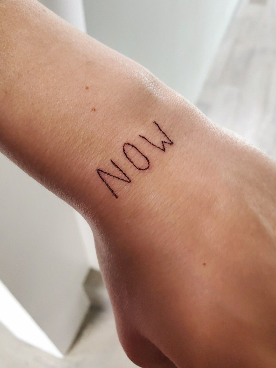 Tattoo uploaded by Cal Bonner  The time is now bicep tattoo  Tattoodo