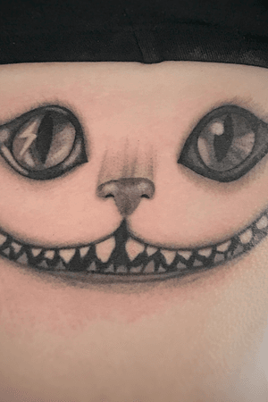 Cheshire cat tattoo