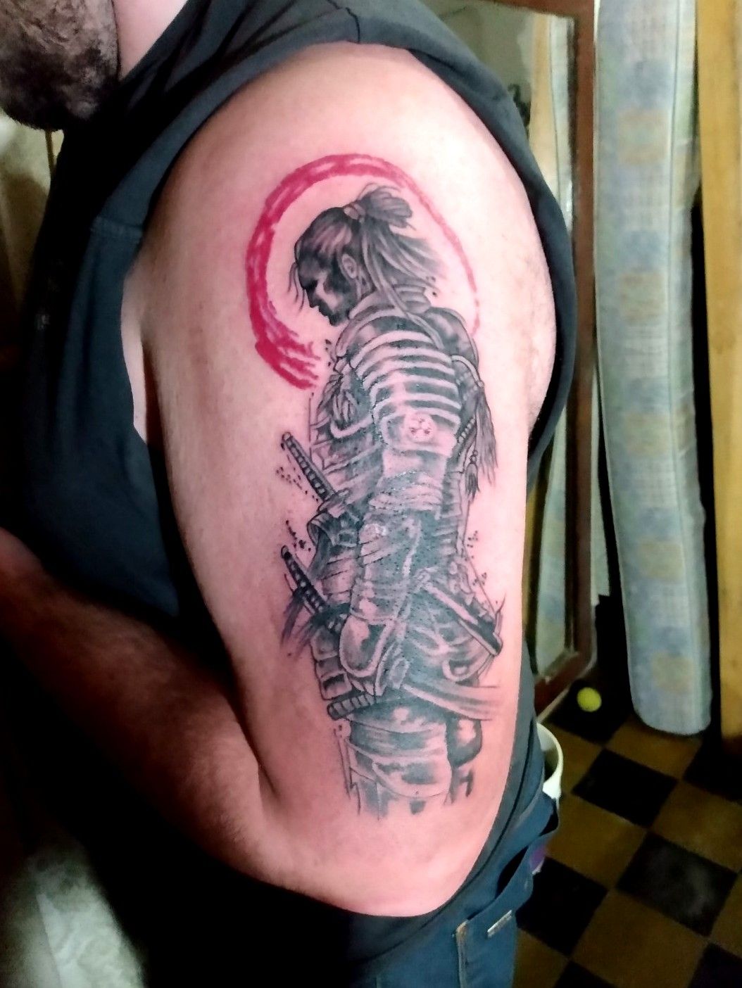 Rockstar Tattoo  Japanese sleeve of a samurai skull  Facebook