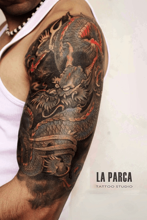 Tattoo by La Parca Tattoo studio