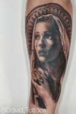 Mother Mary- black and grey- realism