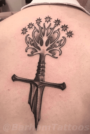 Lord of the Rings tattoo by Barham Williams