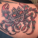 Heikigani japanese crab tattoo