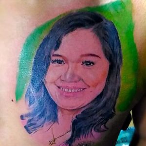 Colored Portrait Tattoo
