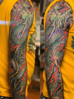 Japanese dragon sleeve