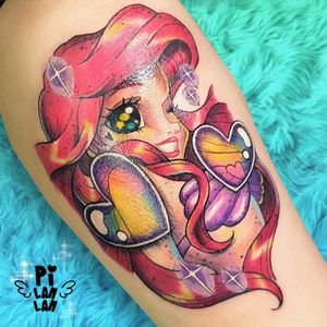 .🌺🌺🌺🌺🌺🌺🌺🌺🌺LITTLE MERMAID ARIEL .🧜🏻‍♀️💙🧜🏻‍♀️💙🧜🏻‍♀️💙🧜🏻‍♀️💙🧜🏻‍♀️..It is my old tattoo design. Thanks for loving my Ariel.🥰❤ ♡MAKE A TATTOO BY PI LANLAN♡♡HOPE TO SEE YOUR MESSAGE SOON ♡#plinthespace #tattoo #art #ink #design #macarons  #kawaiifashion #kawaiitattoos #kawaii #love #colorful #sweet #lovely #supercutetattoos #supercute  #刺青 #紋身 #girltattoo #girl #diamondtattoo  #comicink #comic #comictattoo #animeink #animetattoo #littlemermaidtattoo ##littlemermaid #ariel #mermaid #disney