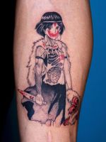 Princess Mononoke. I have no idea who did this tattoo but it's incredible and I have to have it. #princessmononoke 