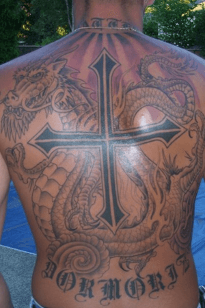 Back piece done by Jay at Trigger Happy tattoo in Vancouver B.C.