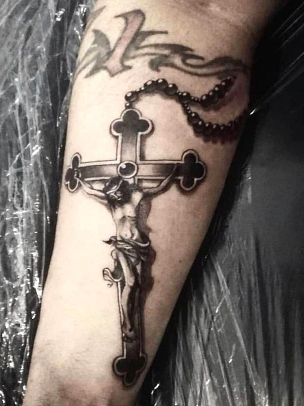 Black crucifix illustration Christian cross Jesus monochrome cross png   PNGEgg
