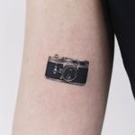 Cool tattoo by Saegeem #Saegeem #cooltattoos #tattooidea #cooltattoo #cool #favorite #bestoftheday #tattoosforwomen #tattoosformen #camera #analog #35mm #arm #realism #realistic
