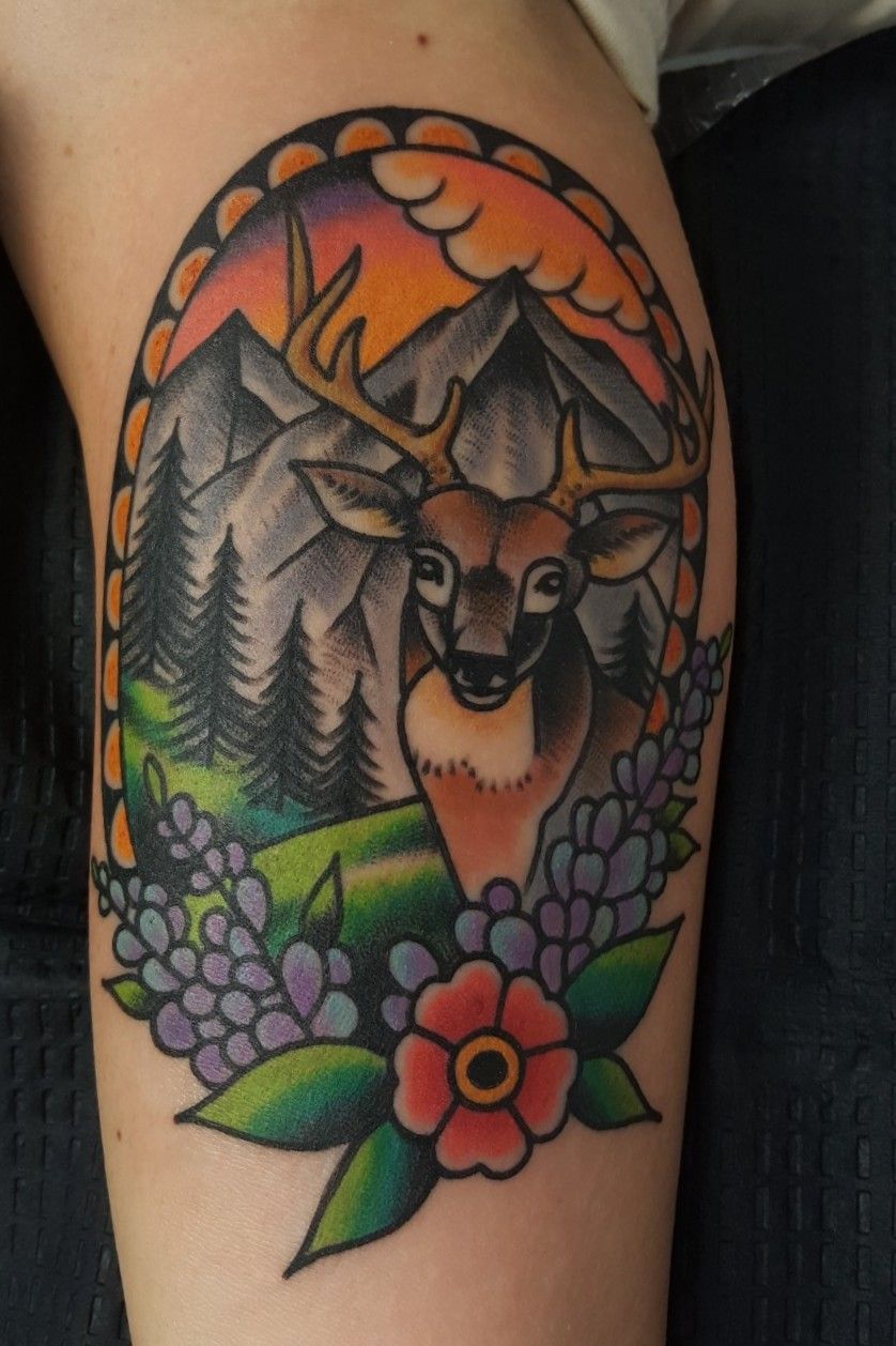 Wont you be a deer and tell tattoosbymissiblue how beautiful this tattoo  is We love this Doe soooooo much tattoosbymissiblue  Instagram