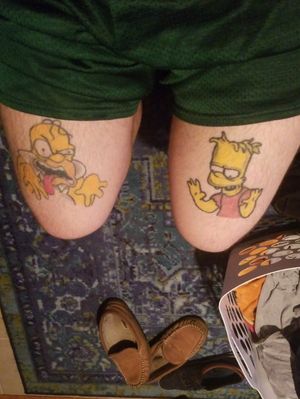 Homer and Hugo (barts evil siamese brother) Simpson from my 2 favorite treehouse of horror episodes 