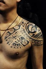 #tribaltattoos #BlackworkTattoos #tattoodo#polynesiantattoo#tamoko#freehandtattoo +56 991089484+39 3663312797