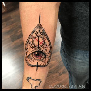 A planchette tattoo woot that one was fun :) #miami #miamitattooartist #miamitattooparlour #miamitattooshop 