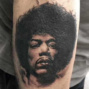 Jimi Hendrix mini portrait.