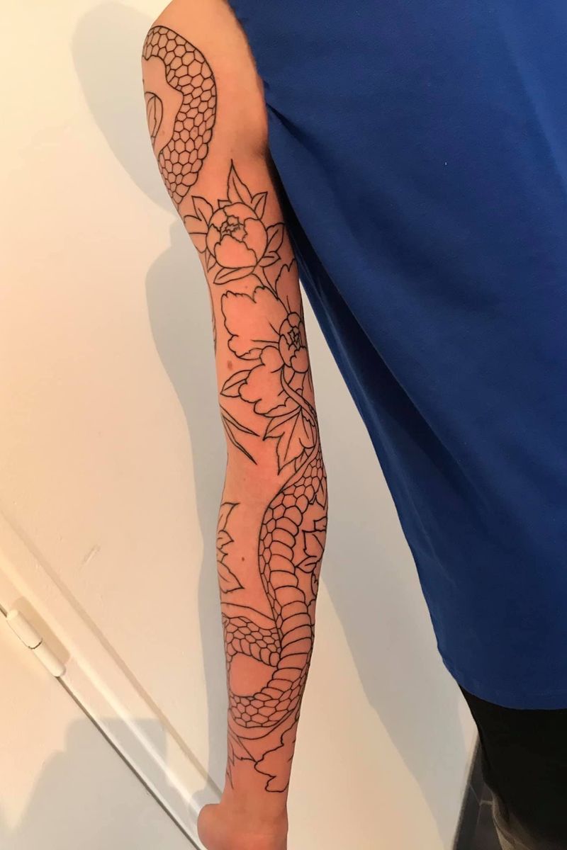 Tattoo Uploaded By Jonathan Ink Hebi Botan 2 5 Tattoodo