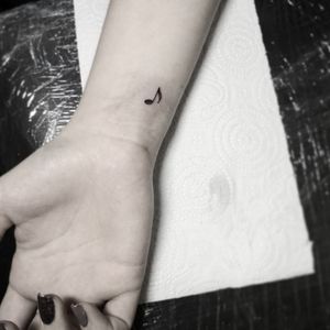 "Melody note" (December '17)▪#тату #нота #trigram #tattoo #note #inkedsense #tattooist #кольщик 