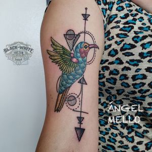 Tatuaje bordado!! Realizado por ÁNGEL MELLO 