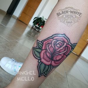 Patch tattoo!!! Realizado por ÁNGEL MELLO 