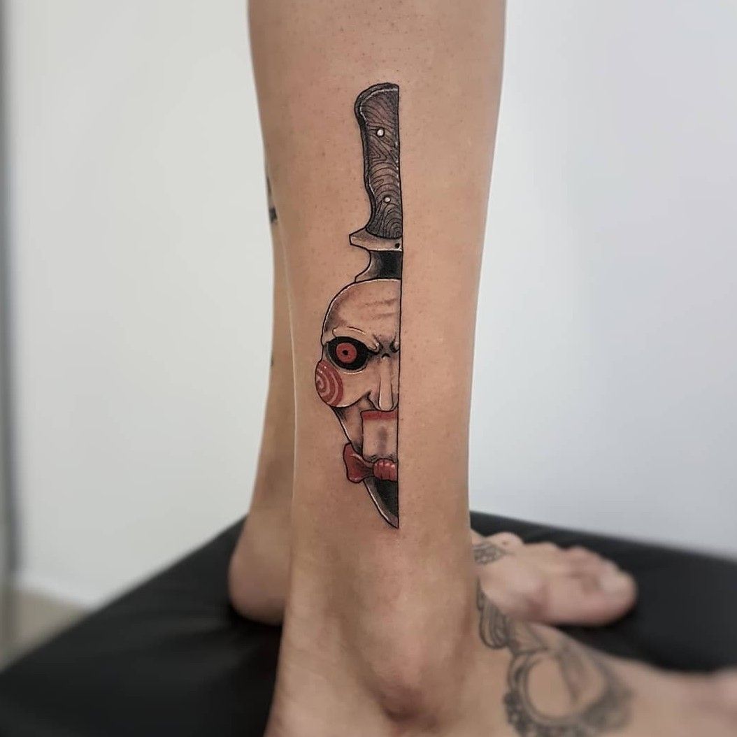 Tattoo uploaded by Tatuadouro • Homenagem ao filme Jogos Mortais