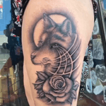 Original design Wolf tattoo by Kimmy Tan (IG @KimmyTanOfficial) 2019. Effects - Pixaloop