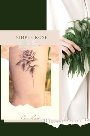 One rose #koreatattoo #korea #seoul #fineline #flowertattoo #nature #naturetattoo #rose #rafatattoo 